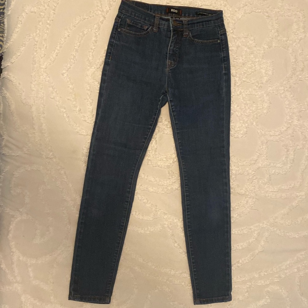 BDG High Rise Cigarette Ankle Size 27W 30L